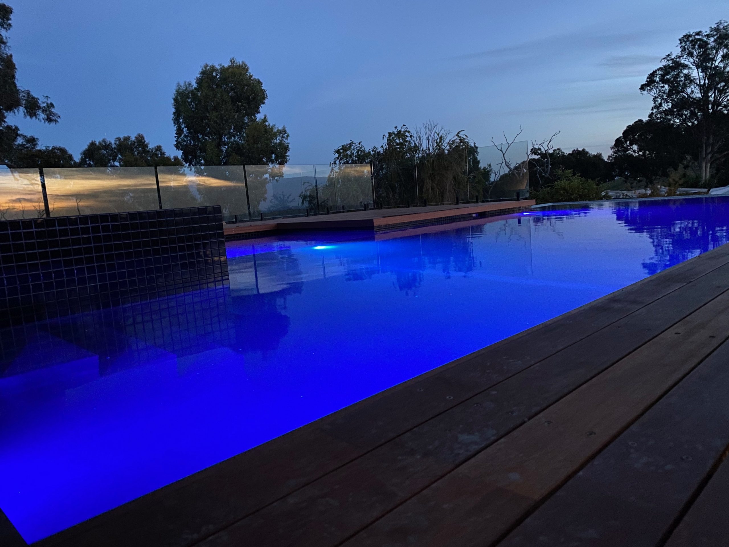 Gorgeous blue outdoor pool